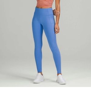 Lululemon legging fast and free 28” in Blue Nile